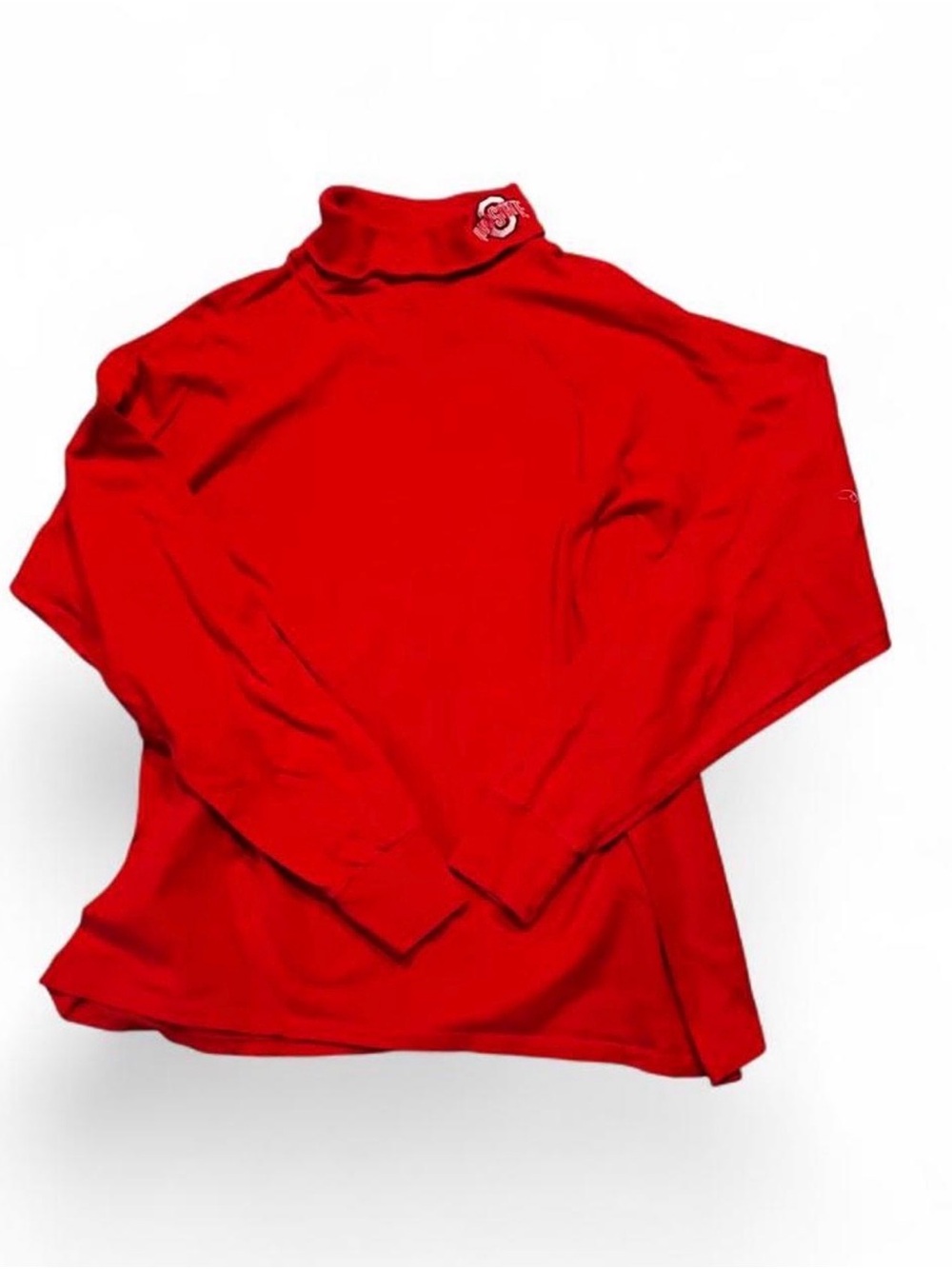 Vintage Ohio State Scarlet Women's Turtleneck Long Sleeve Turtleneck